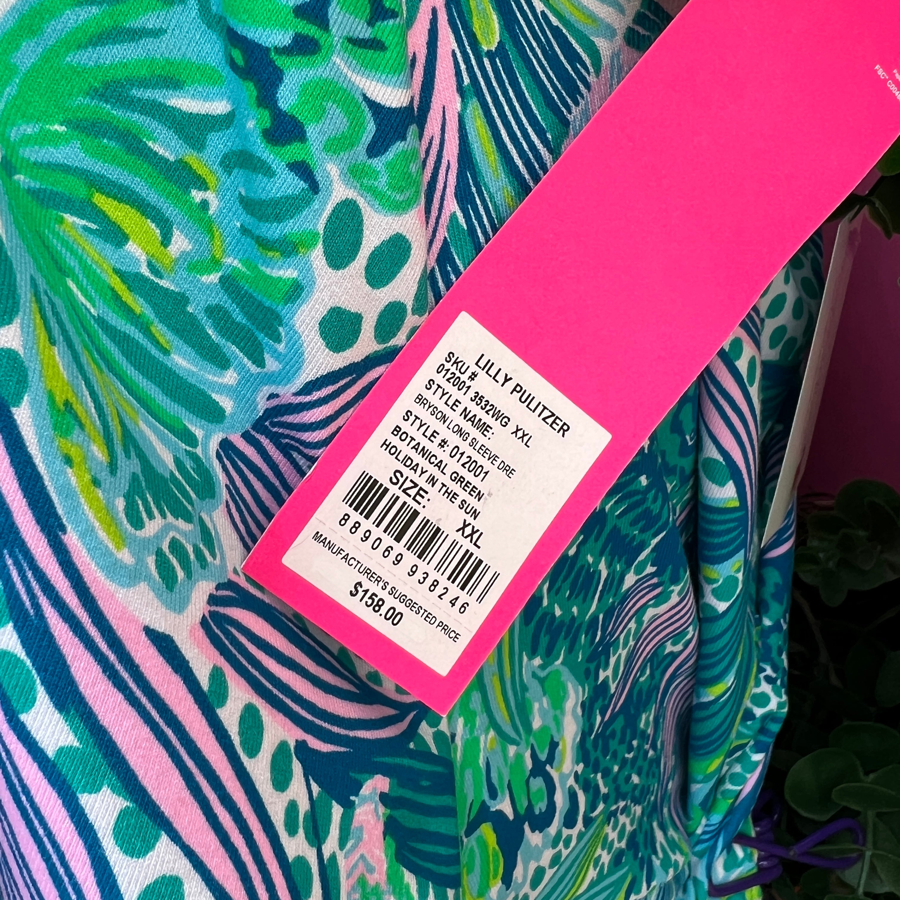 Lilly Pulitzer Bryson long sleeve holiday in the sun dress size XXL NW Lilly Pulitzer Bryson long sleeve holiday in the sun dress size XXL NW