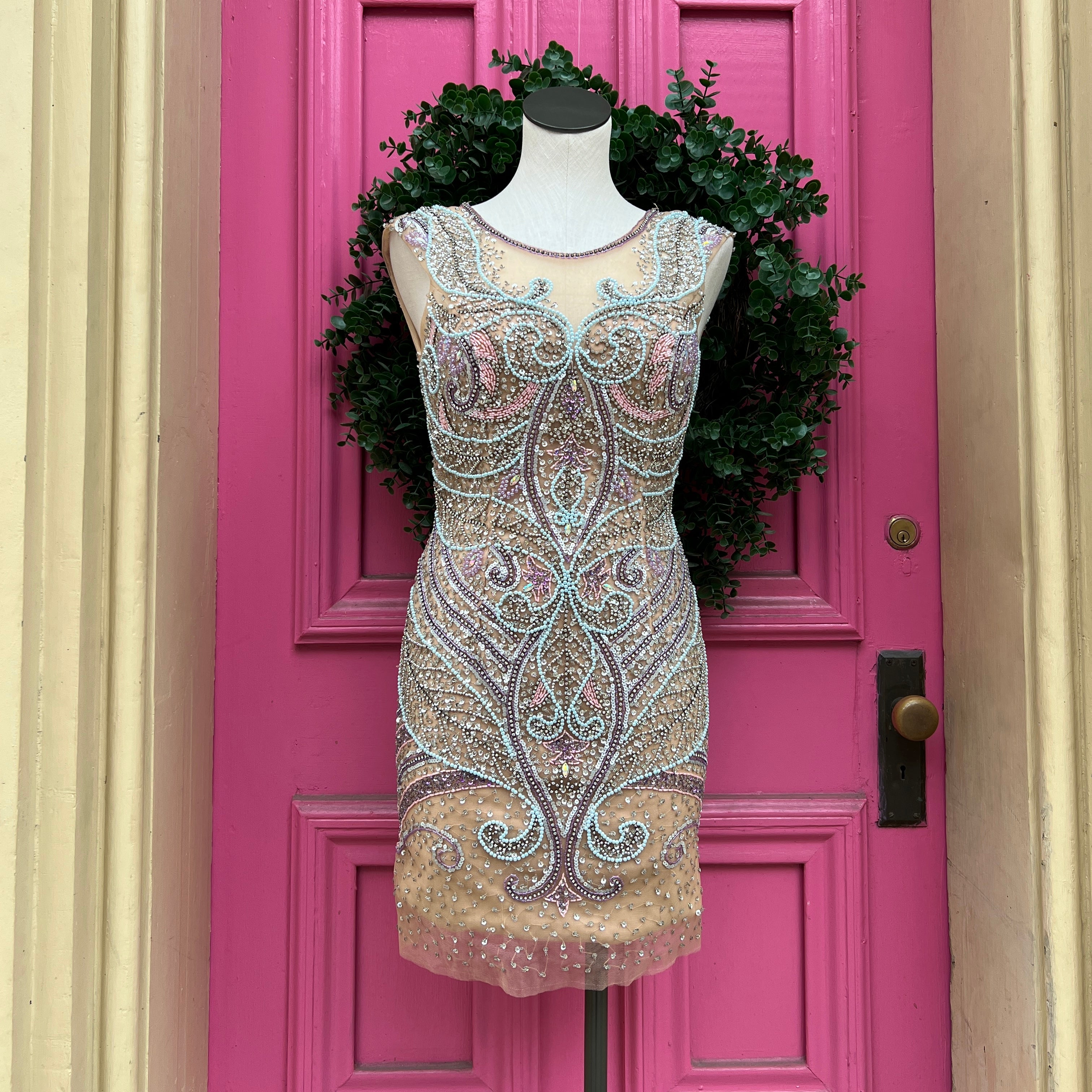 Terani Couture beaded dress size 6