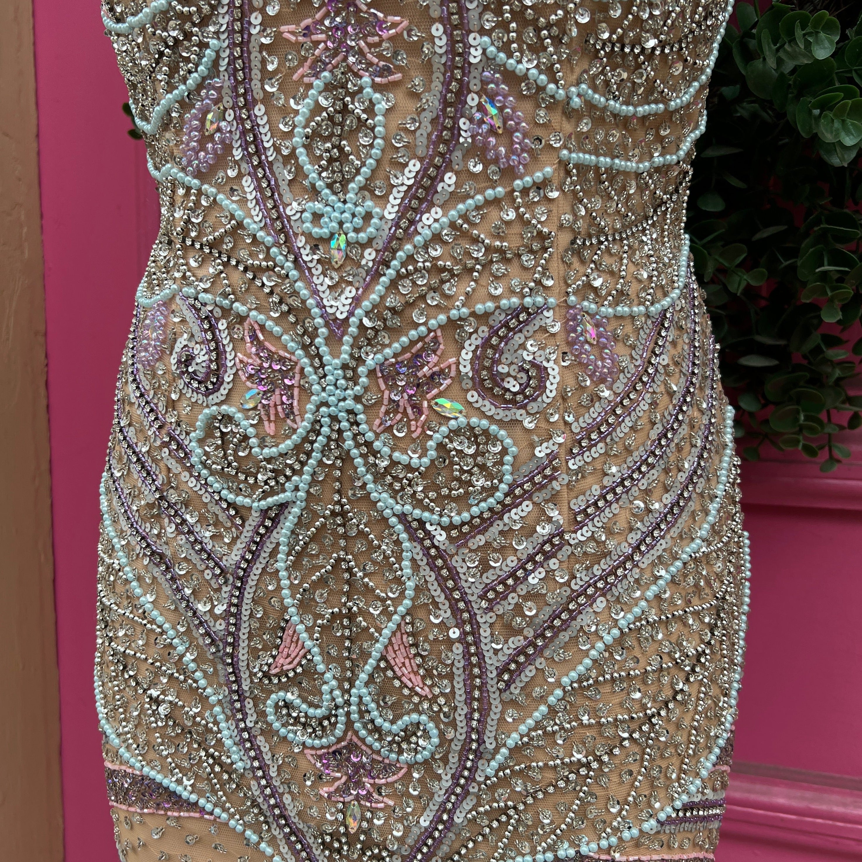 Terani Couture beaded dress size 6