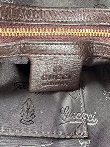 Gucci patent leather tortoise Hysteria small hobo  197020 486628