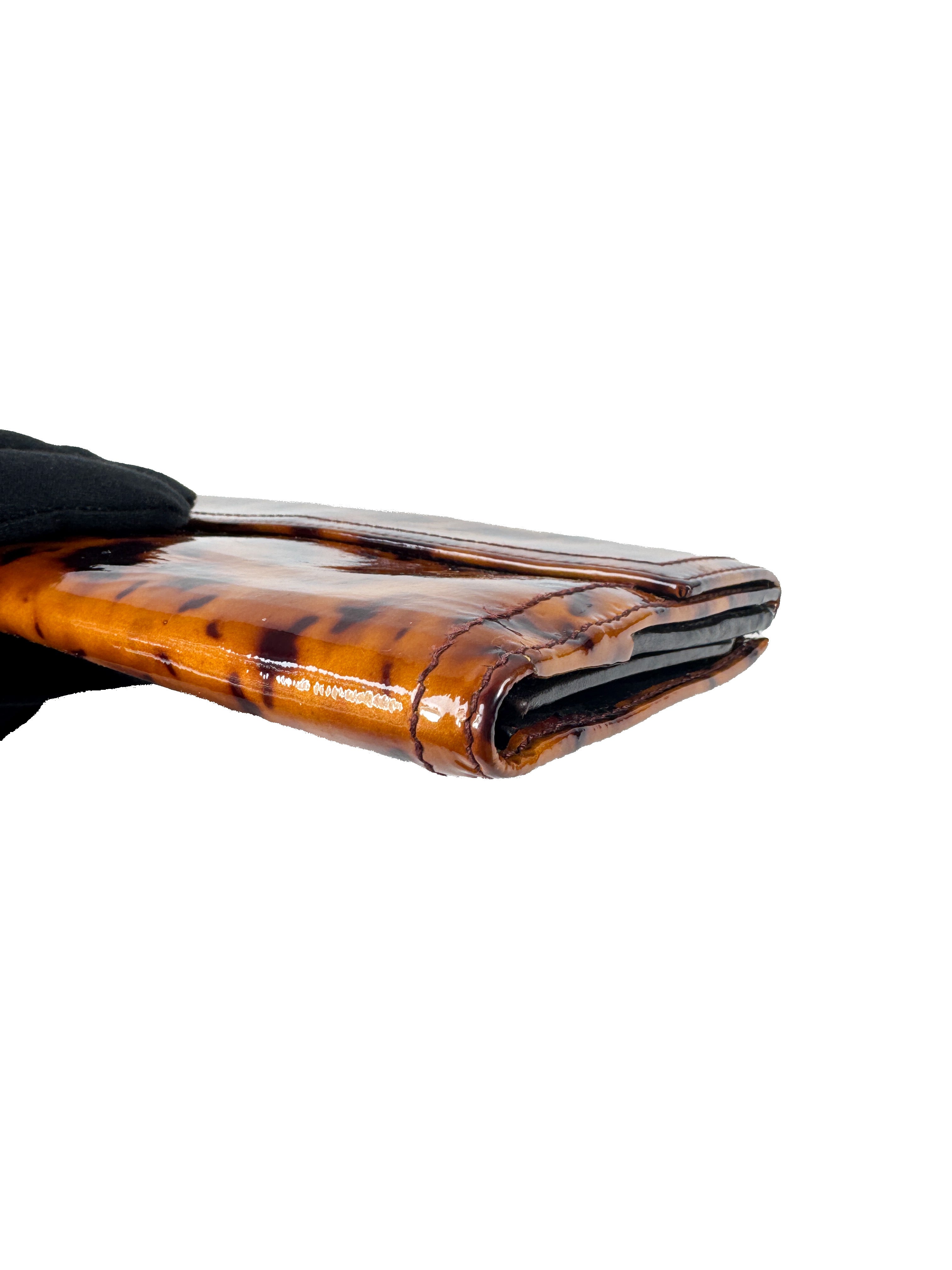 Gucci patent leather tortoise Hysteria wallet 1903502883