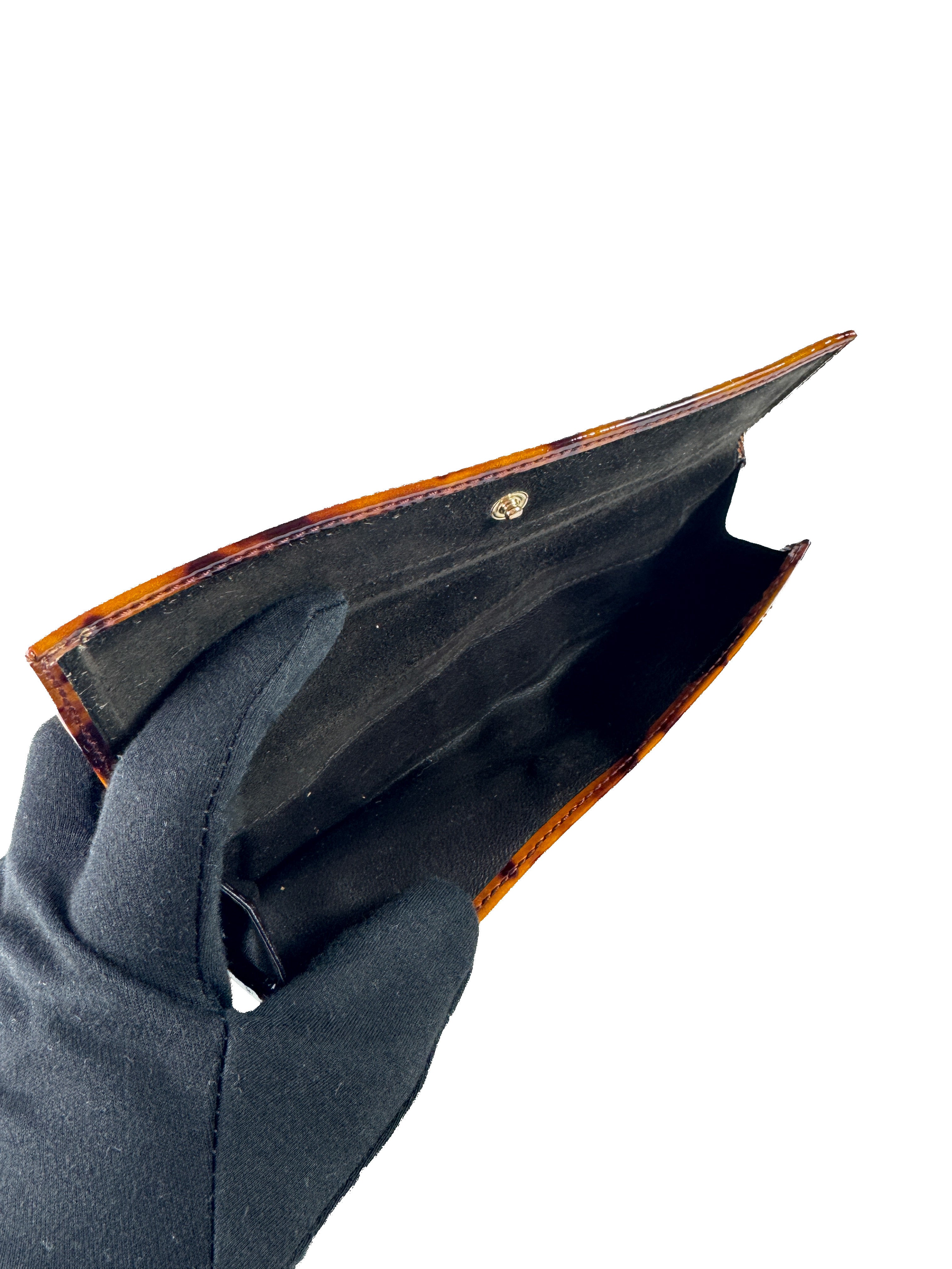 Gucci patent leather tortoise Hysteria wallet 1903502883