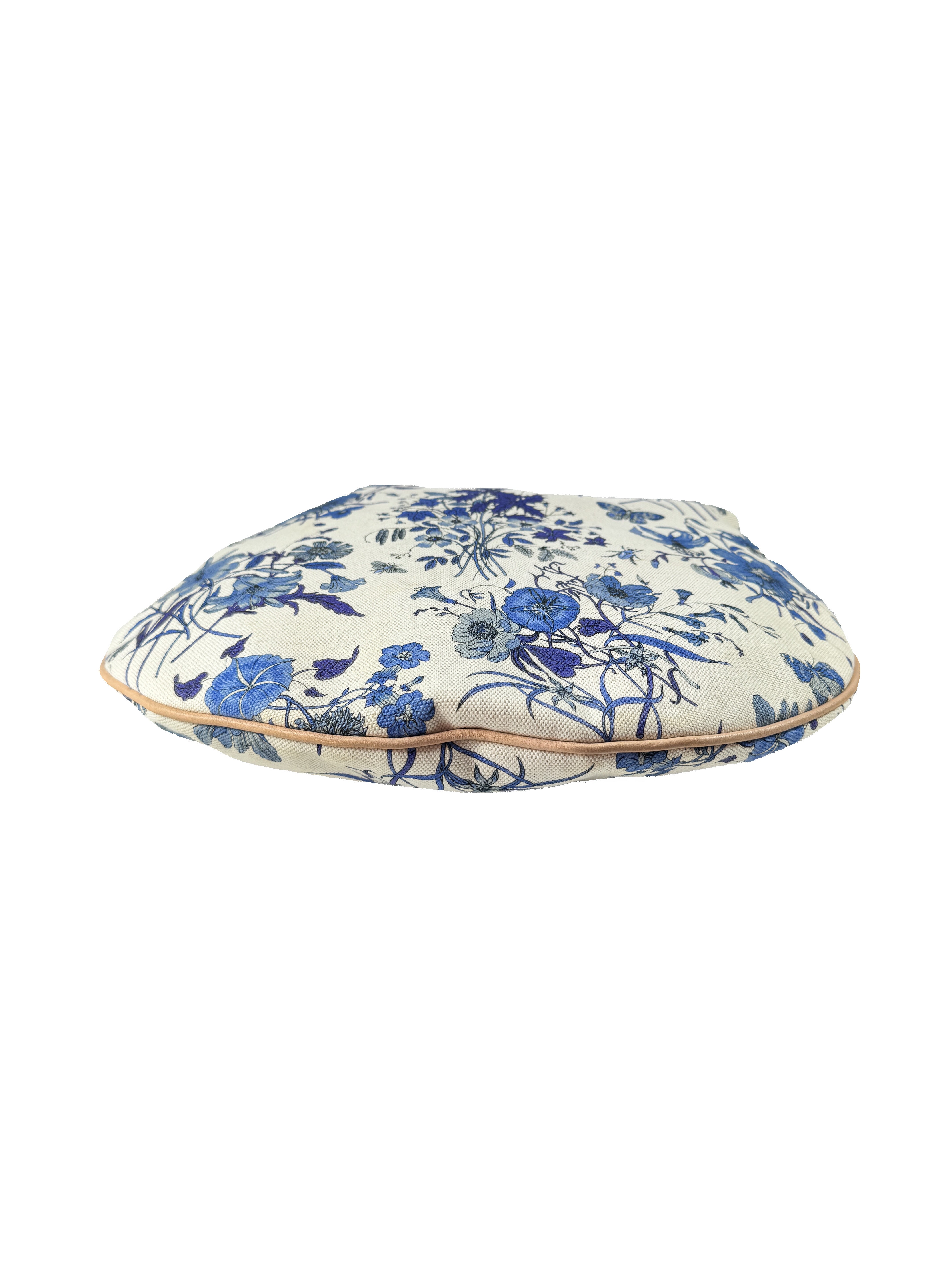 GUCCI ノート 花柄 ブルー Gucci blue Flora Wave horsebit hobo 170014 2123