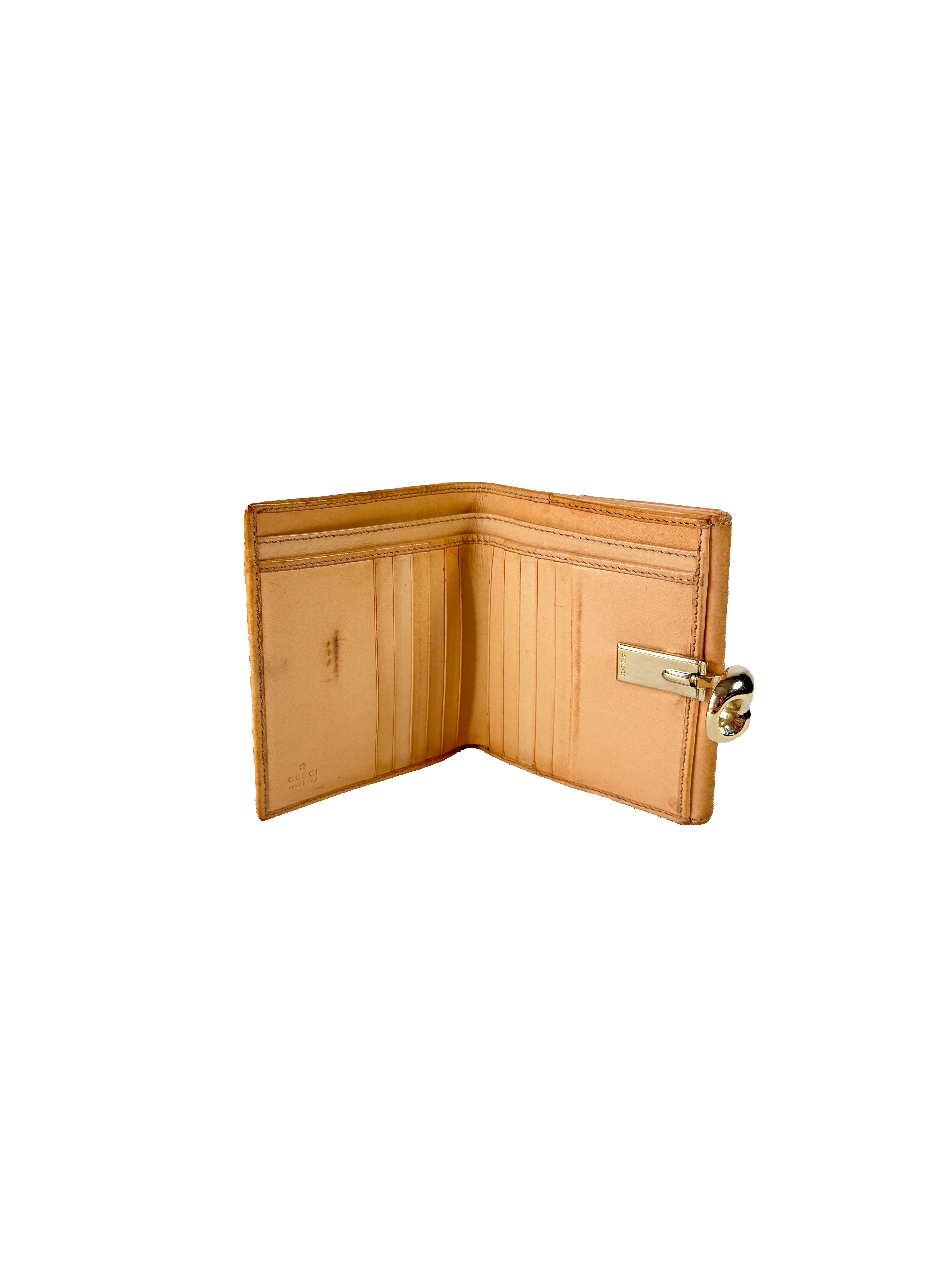 Gucci wave blue floral compact wallet 159917-2118