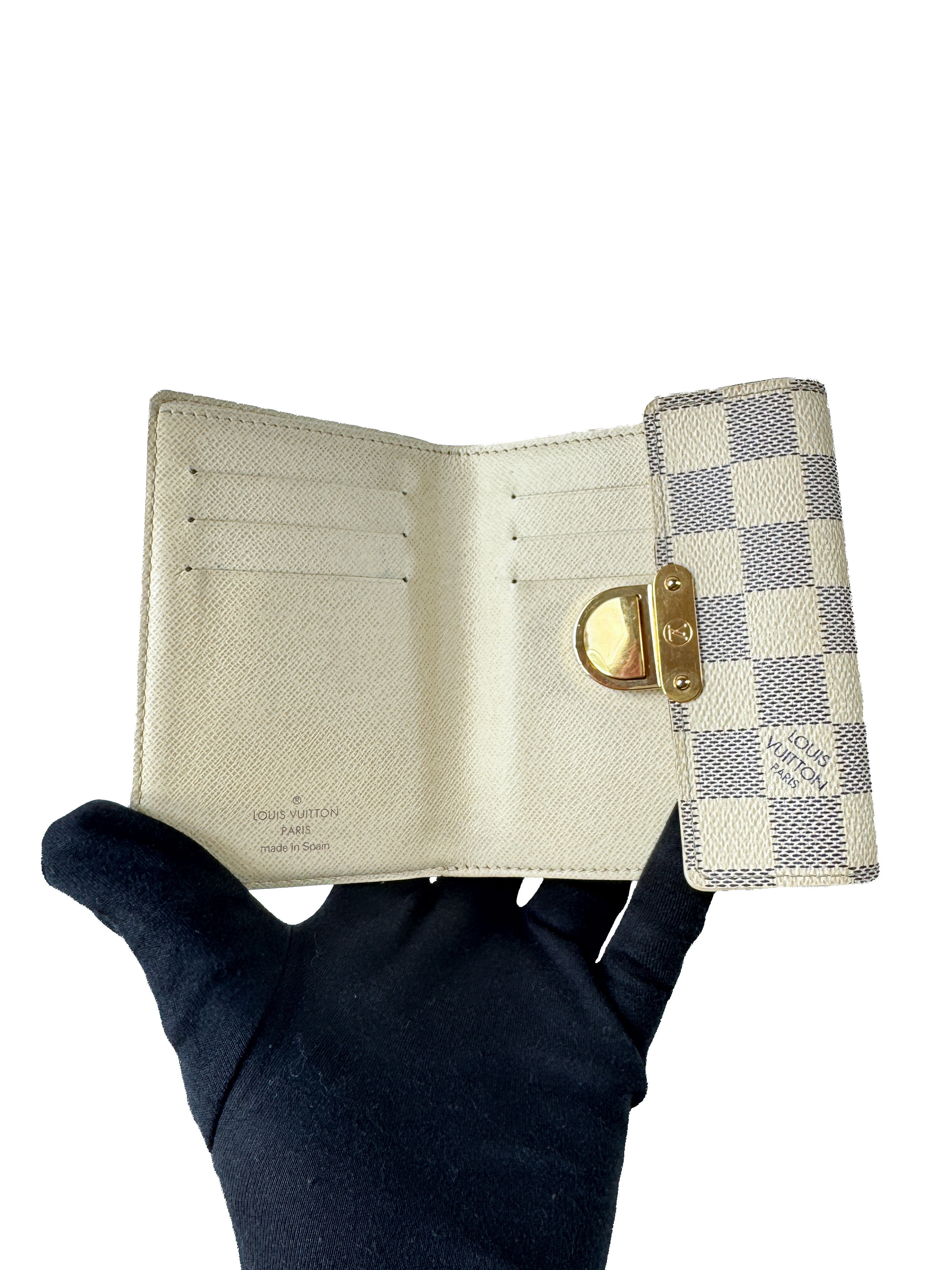 Louis Vuitton damier azur portefeuille Koala wallet CA0076