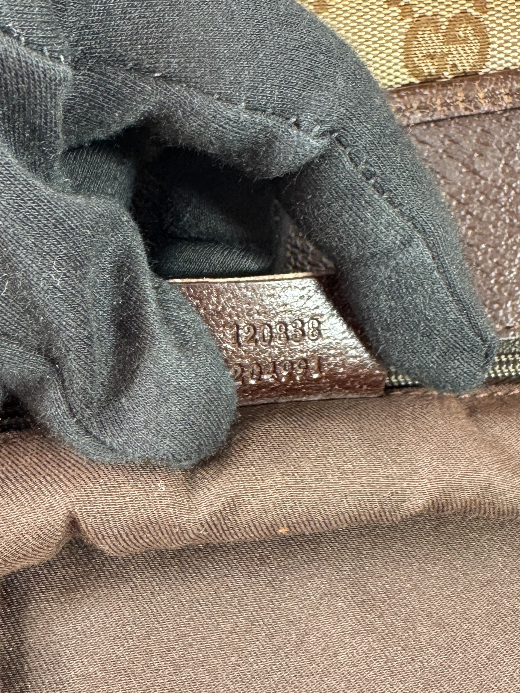 Gucci brown signature GG tote 120888 204991