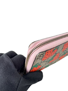 Gucci GG strawberry zip around wallet 5738651147
