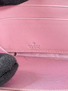 Gucci GG strawberry zip around wallet 5738651147