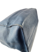 Prada Convertible Shopper Tote Vitello Daino Large Navy/black  56