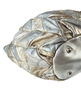 Miu Miu gold & silver nappa leather patchwork bag 122
