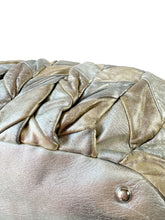 Miu Miu gold & silver nappa leather patchwork bag 122