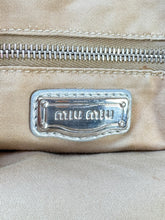Miu Miu gold & silver nappa leather patchwork bag 122