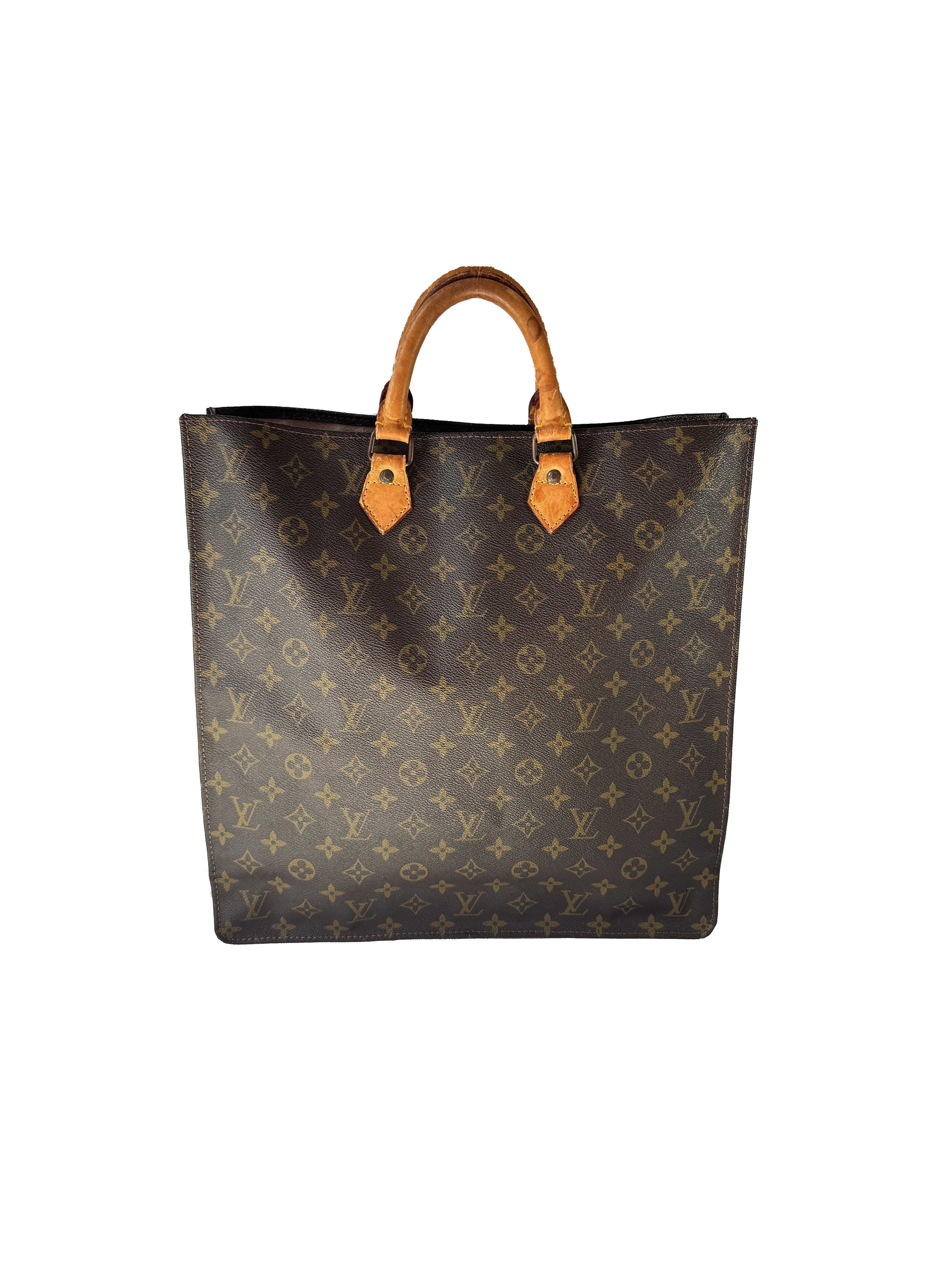Louis Vuitton monogram pre 80s Sac Plat tote