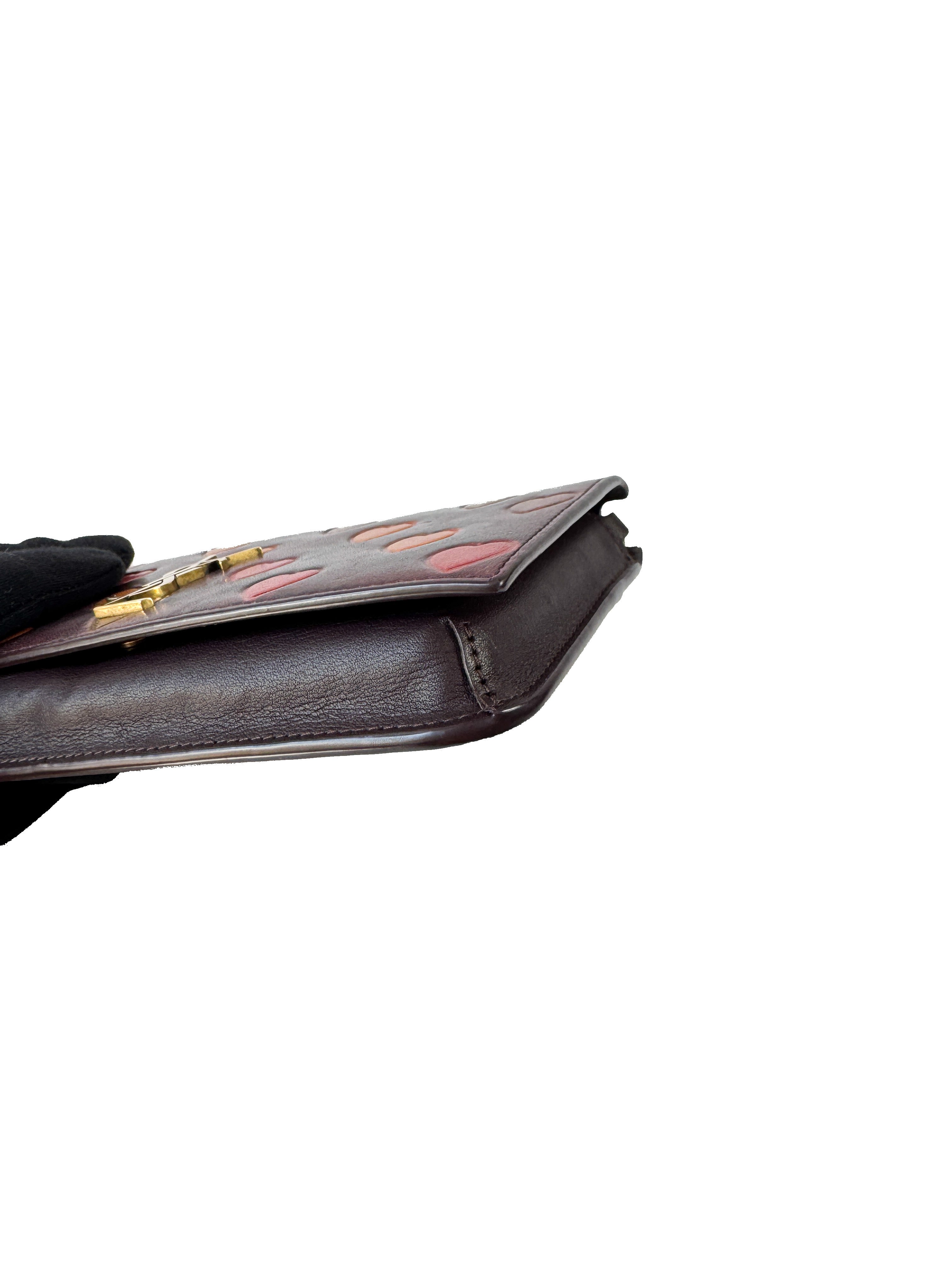 Saint Laurent monogram YSL hearts embossed crossbody  GNC635095-0621