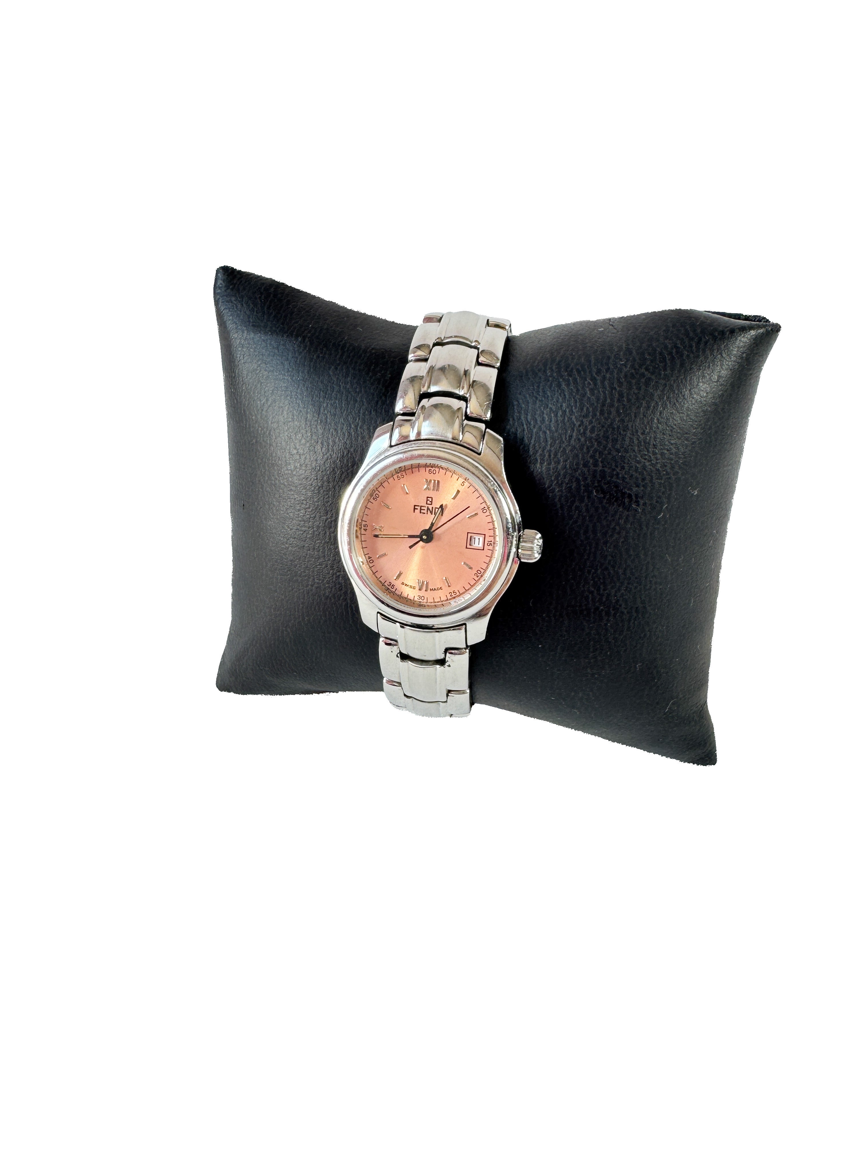Fendi 210L silver 25MM watch 046-259