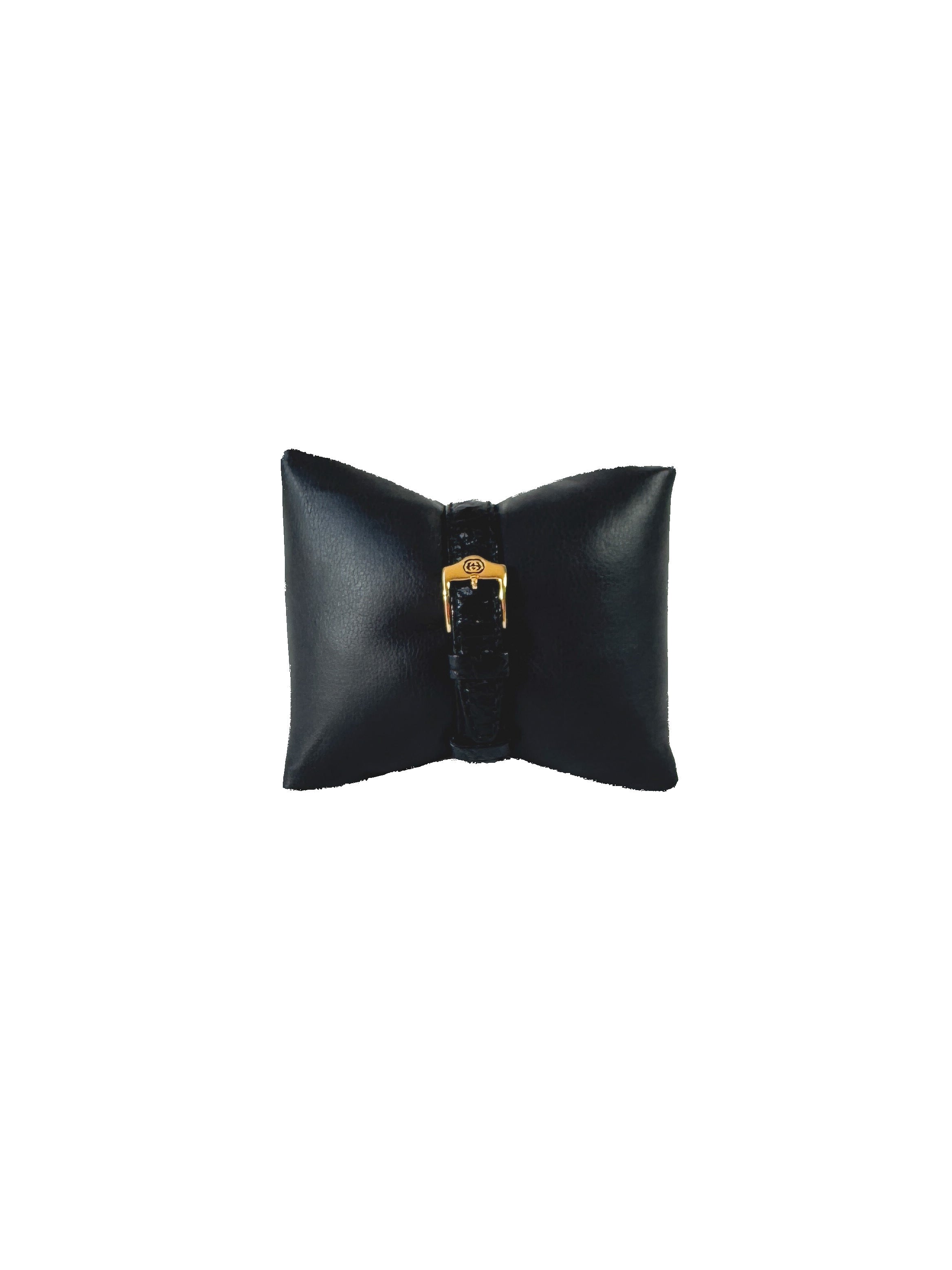 Gucci black/gold 3000.2.L 24mm watch 464136