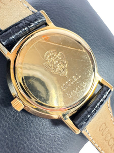Gucci black/gold 3000.2.L 24mm watch 464136