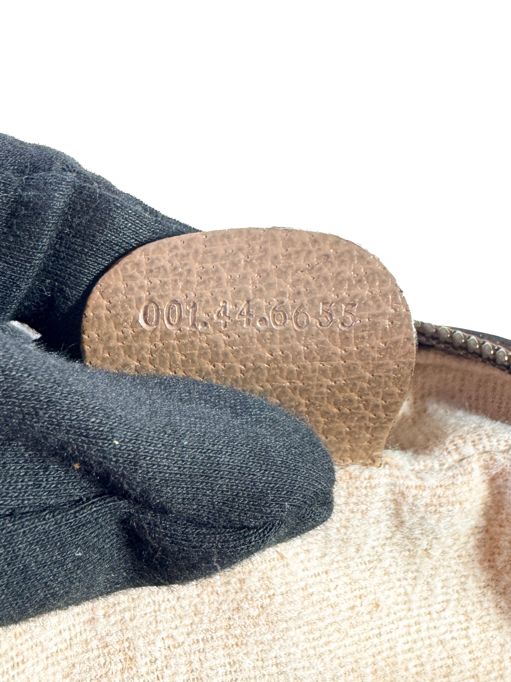 Gucci vintage brown GG sherry line crossbody 001.44.6655