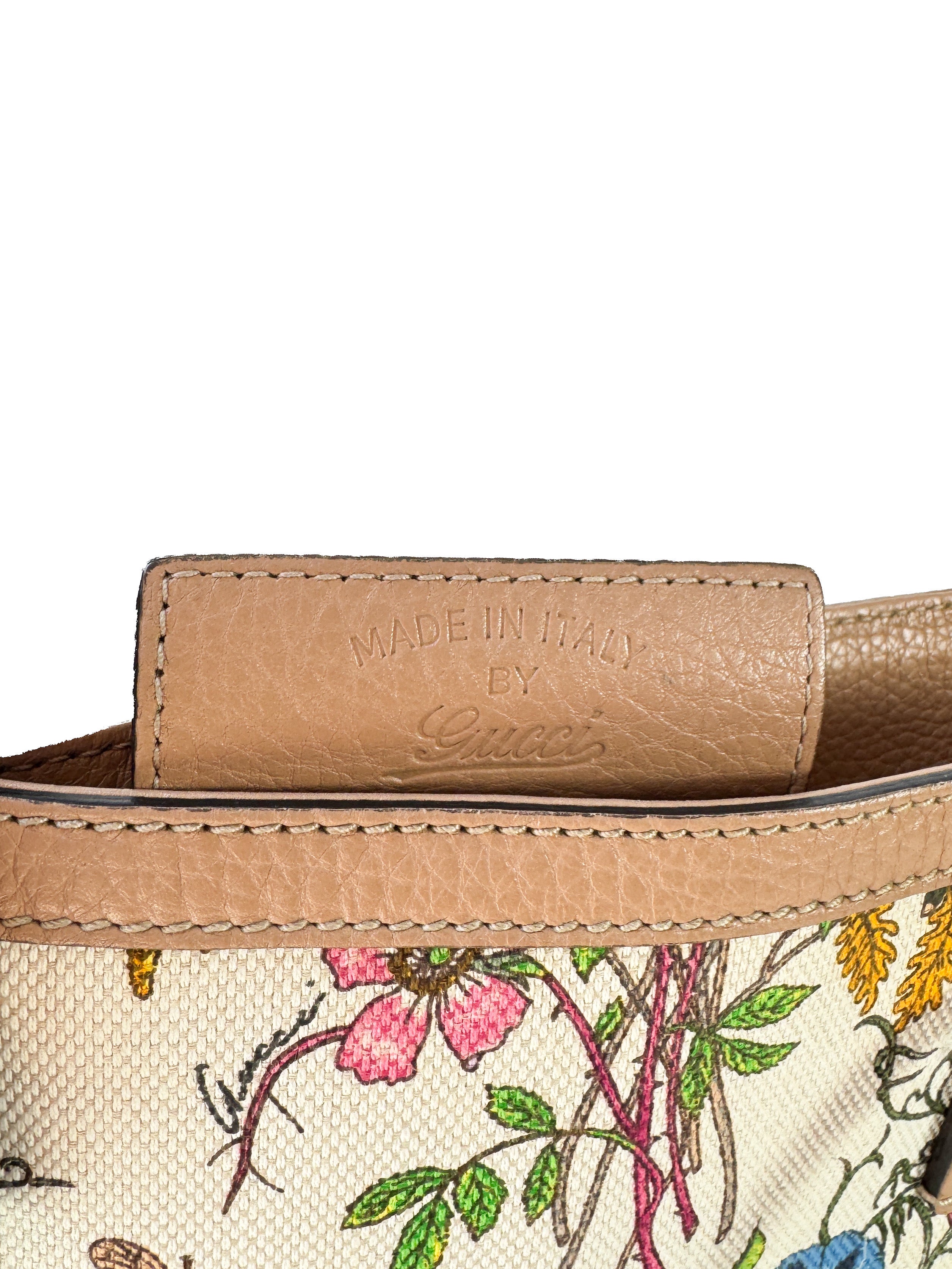 Gucci cream medium Flora tote 358470 498879