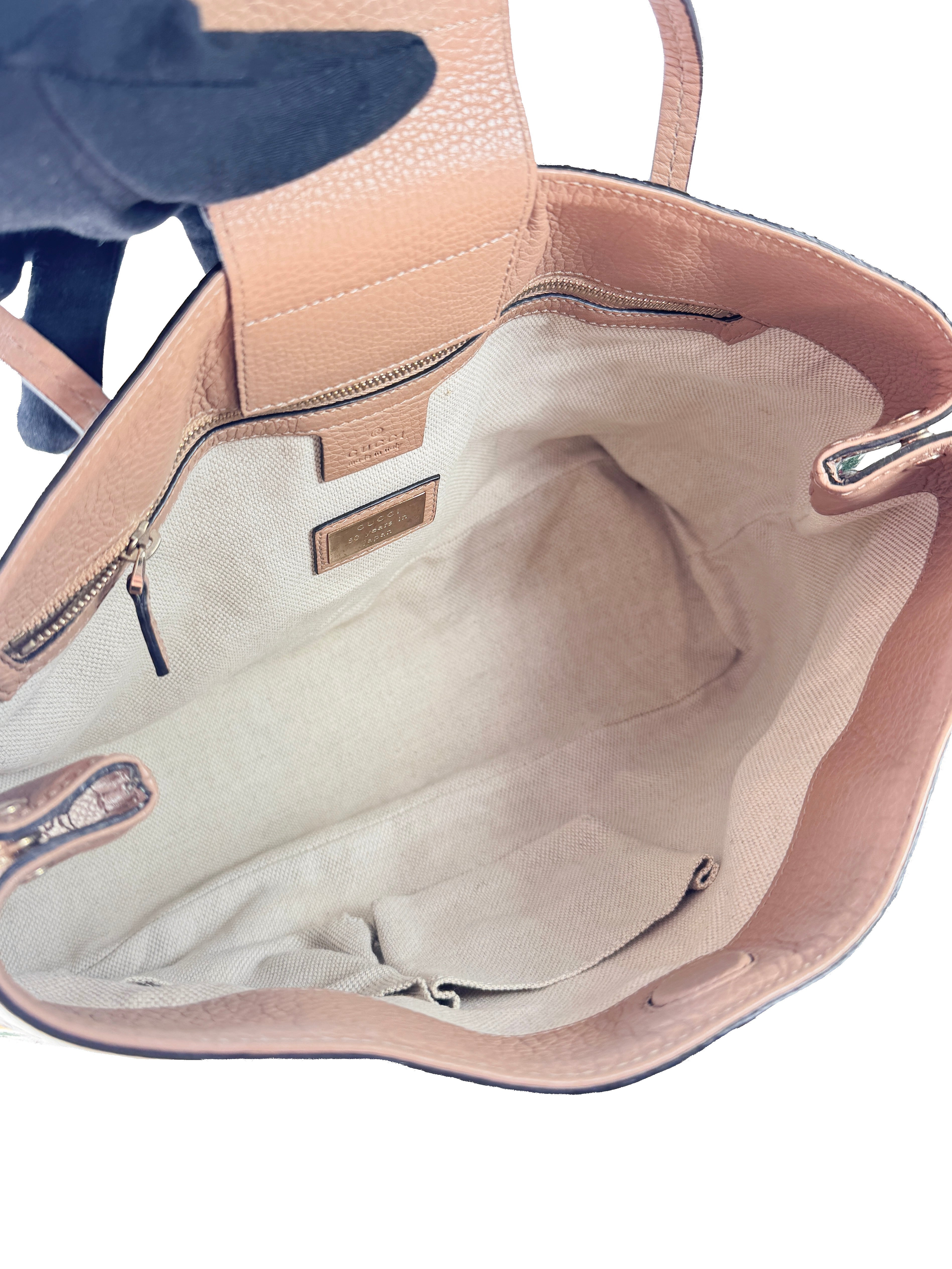 Gucci cream medium Flora tote 358470 498879