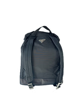 Prada Tessuto front pocket nylon black backpack 10