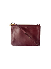 Celine burgundy trio crossbody W-LM-3159