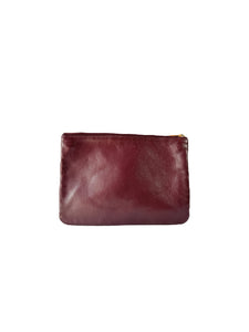 Celine burgundy trio crossbody W-LM-3159