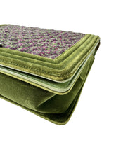 Chanel Velvet Tweed Large Boy Flap Green 18255172