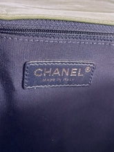 Chanel Velvet Tweed Large Boy Flap Green 18255172
