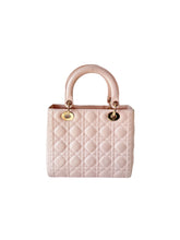 Christian Dior light pink leather medium Lady Dior 05-MA-0152