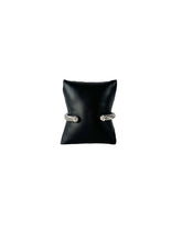 David Yurman 7MM sterling silver, gold station bracelet