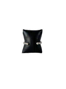 David Yurman 7MM sterling silver, gold station bracelet
