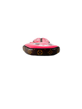 Louis Vuitton x Sun Yitian 2024 patent leather Animogram monogram rabbit keychain pouch (NFC)