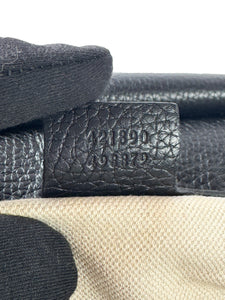 Gucci black GG Marmont top handle bag 421890498879