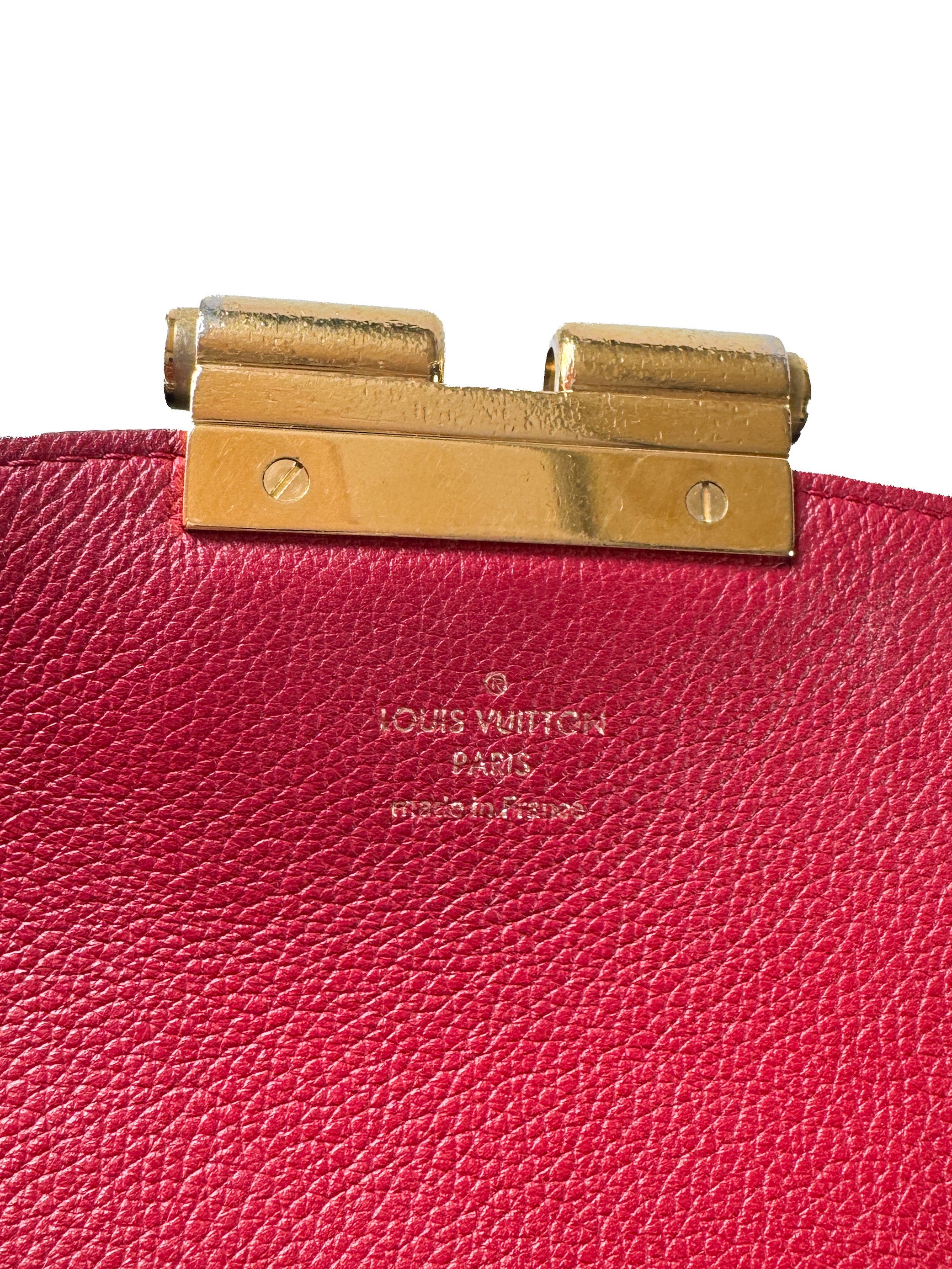 Louis Vuitton monogram red Olympe shoulder bag SP3192