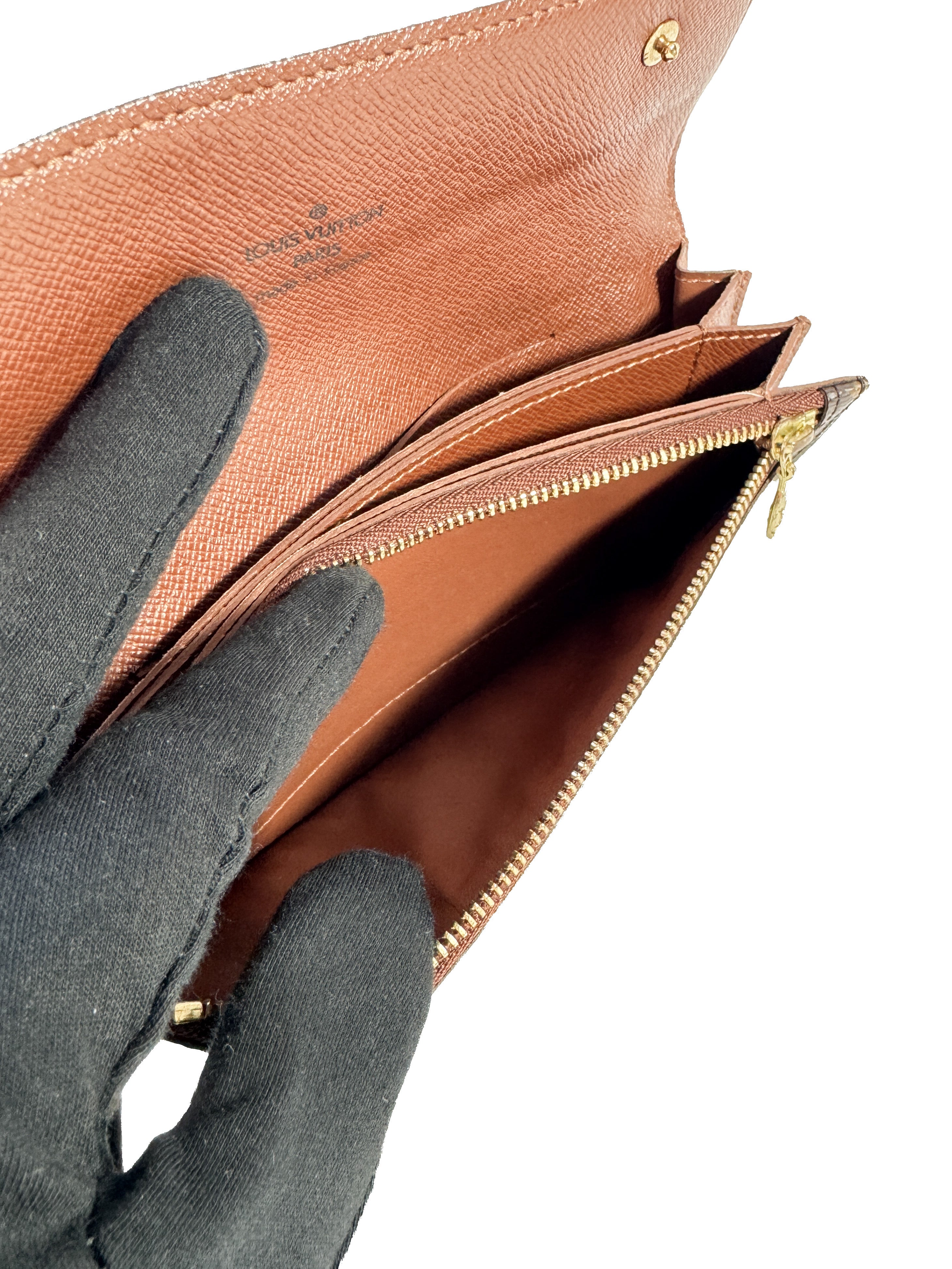 Louis Vuitton Monogram Portefeuille Accordion Long Wallet TH1014