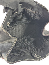 Prada black pebbled leather shoulder bag 6