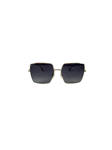 Burberry light gold Daphne polarized sunglasses B3133 CASE/BOX