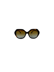 Burberry tortoise geometric sunglasses B4375 CASE/BOX