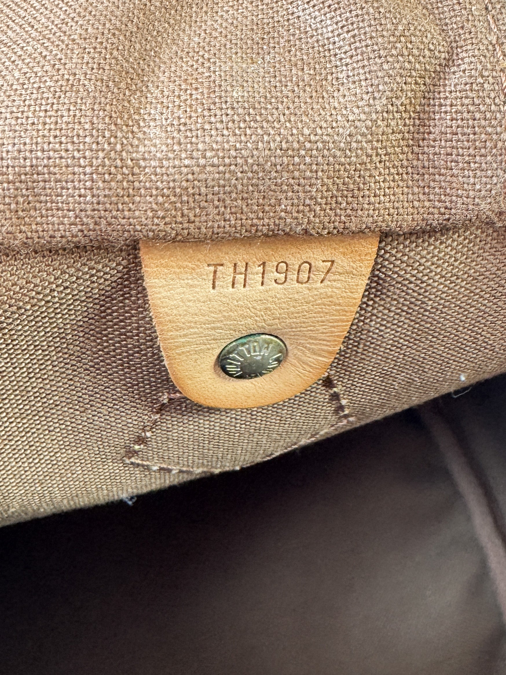 Louis Vuitton monogram Speedy 30 TH1907