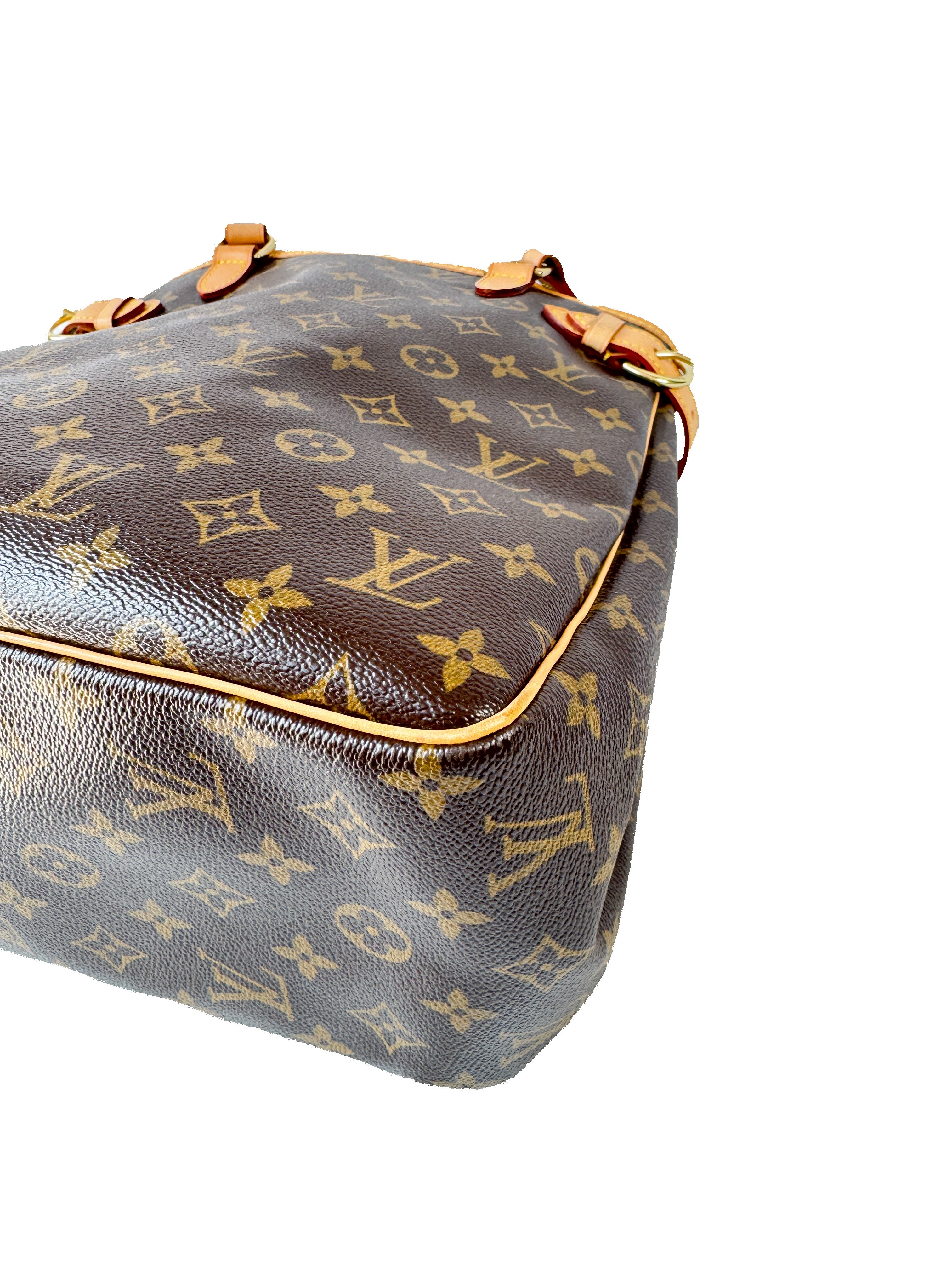 Louis Vuitton Batignolles Handbag Monogram Canvas Vertical SD1025