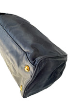 Prada Tessuto black nylon shopping tote 208