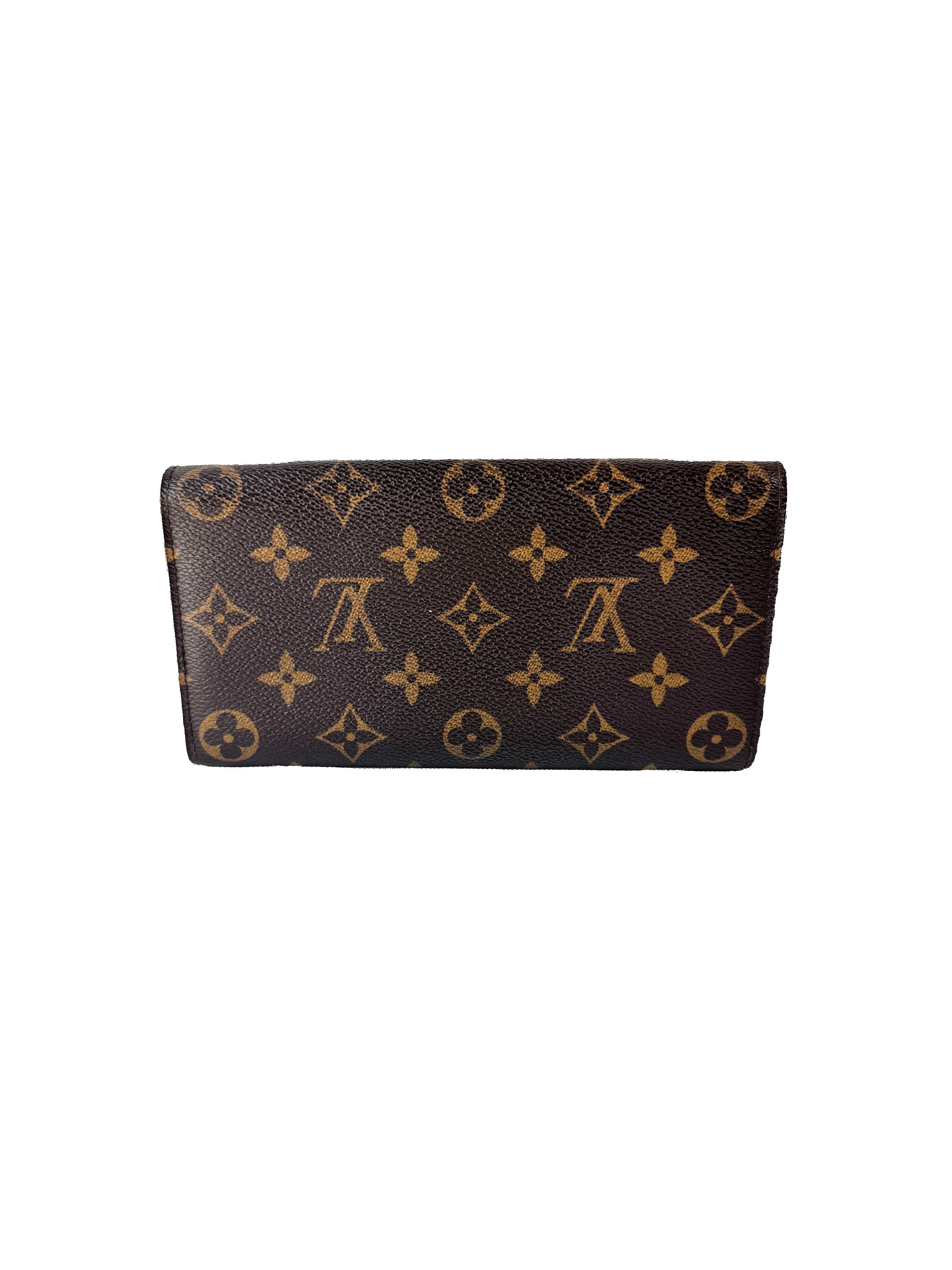 Louis Vuitton monogram Sarah wallet MI1025