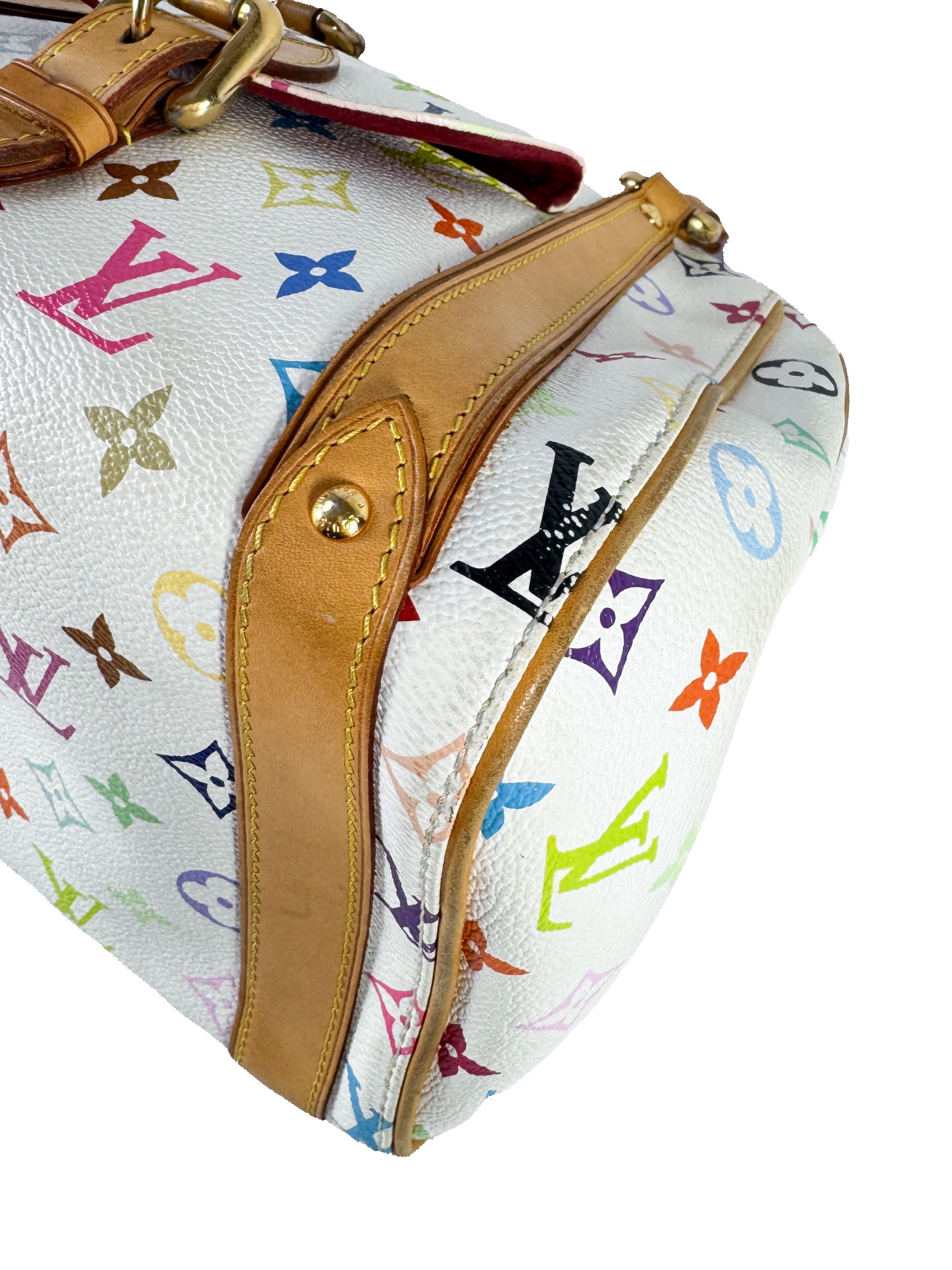Louis Vuitton white multicolor Priscilla SP0056