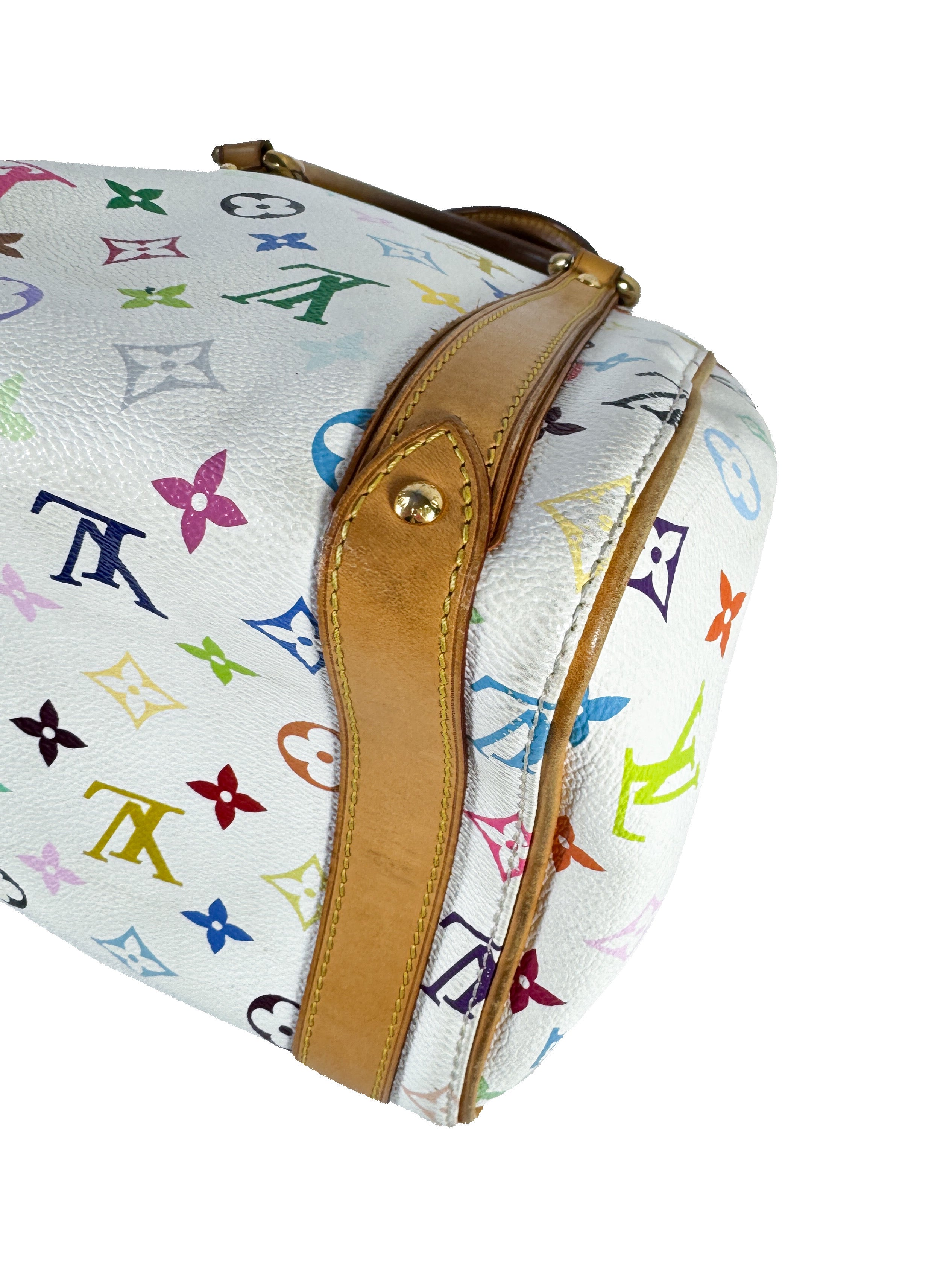 Louis Vuitton white multicolor Priscilla SP0056