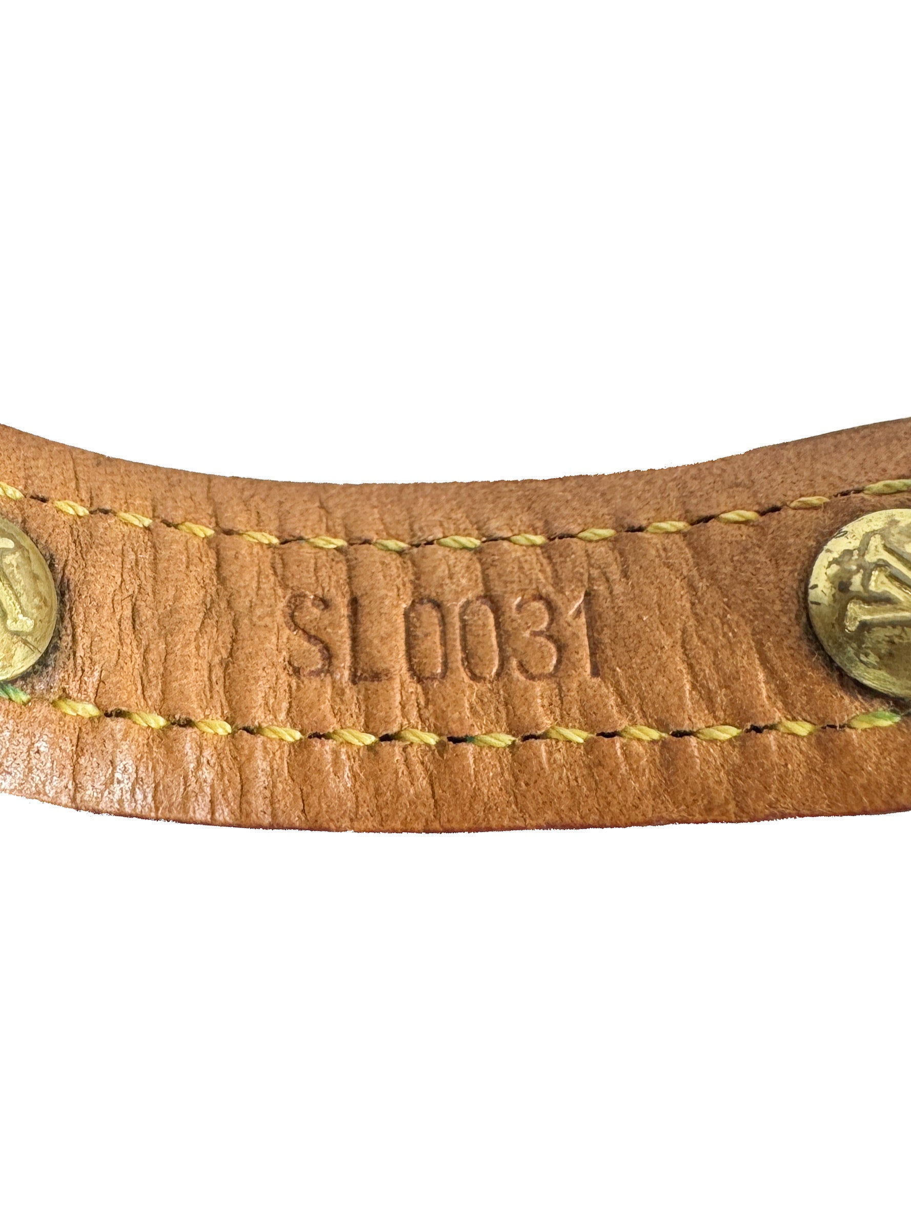 Louis Vuitton monogram dog collar SL0031