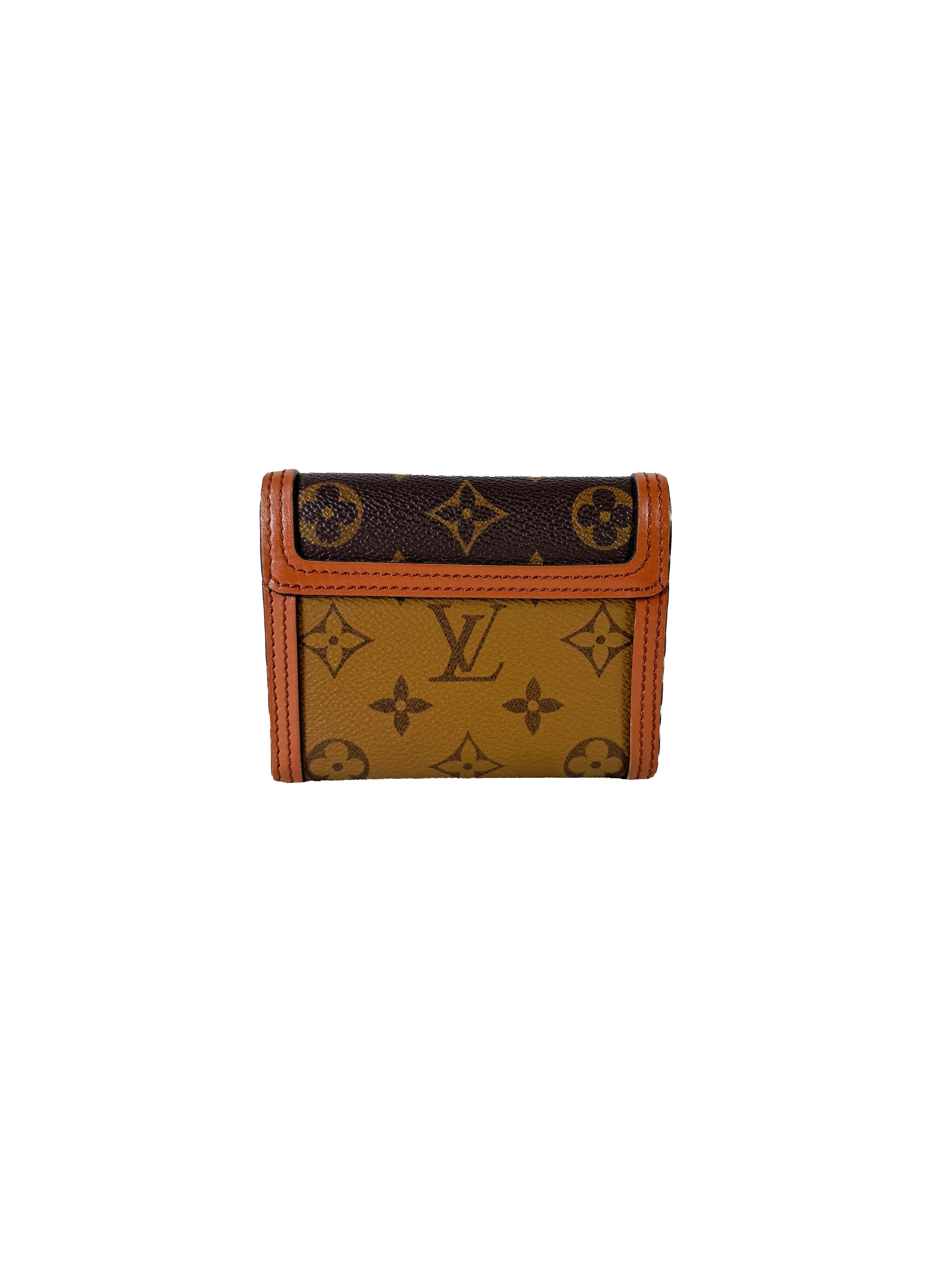 Louis Vuitton monogram Dauphine wallet NFC