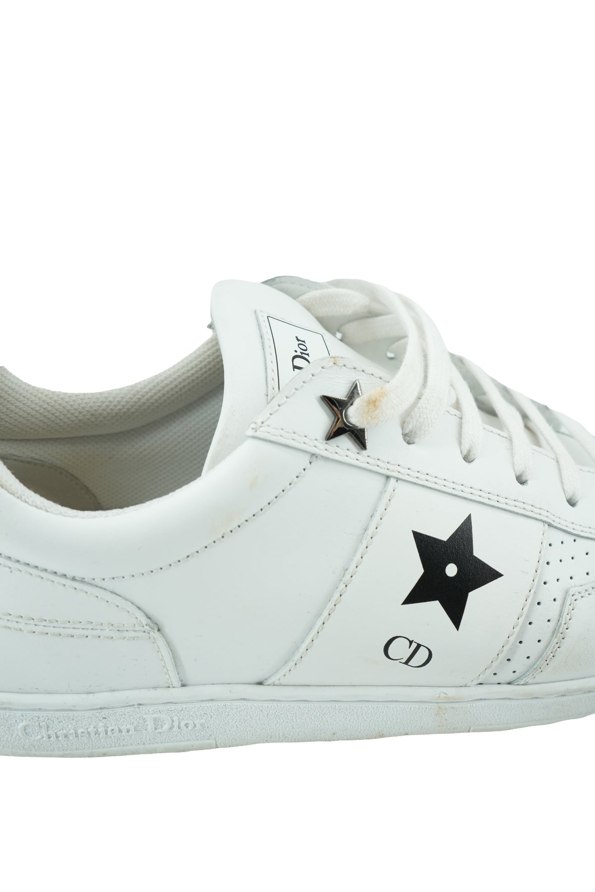 Dior white leather Star sneakers size 38