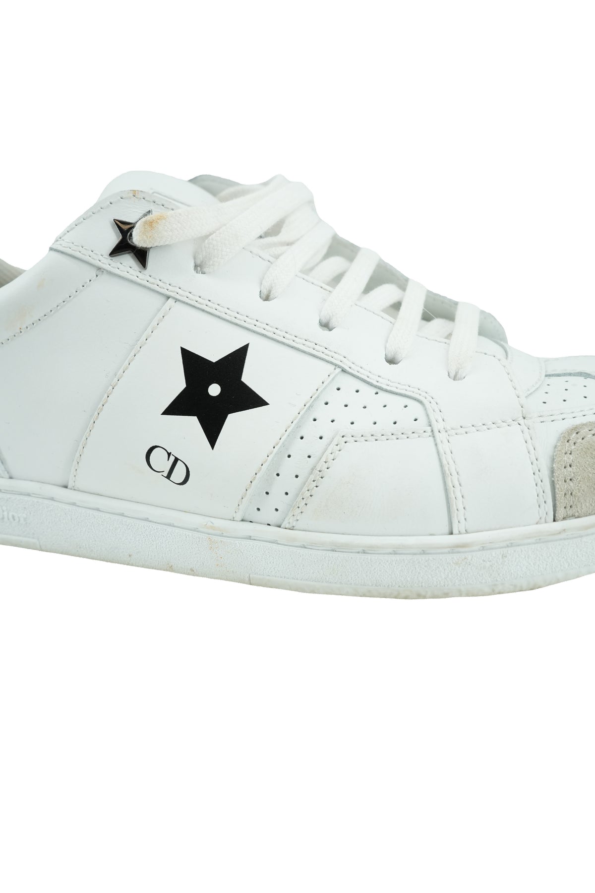 Dior white leather Star sneakers size 38