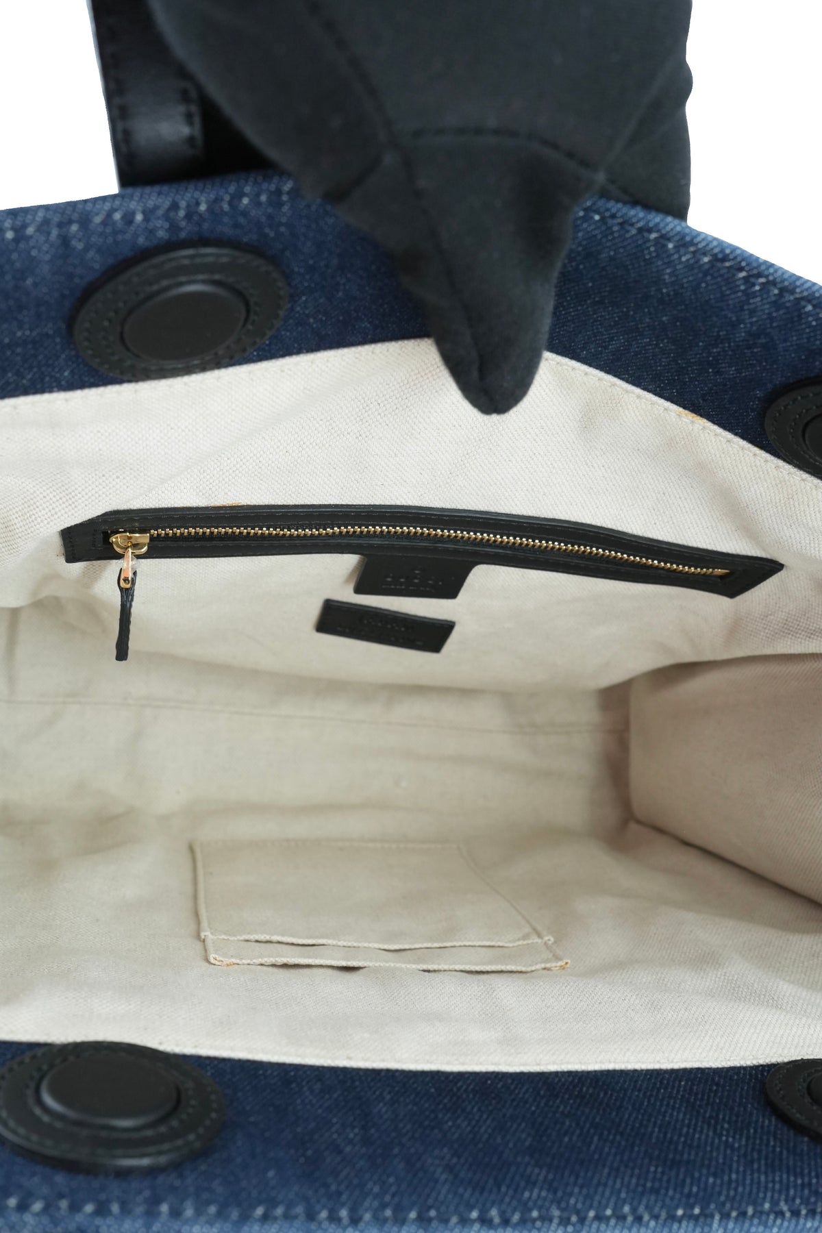 Gucci denim floral tiger tote 456545 204991